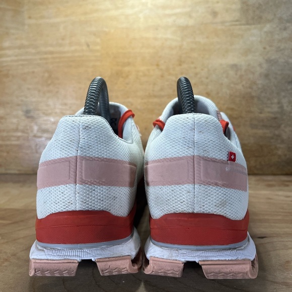 On CloudSurfer 6 REFLECTIVE Womens Size 9.5 Running Shoes Sneakers Dark Coral - Picture 5 of 12